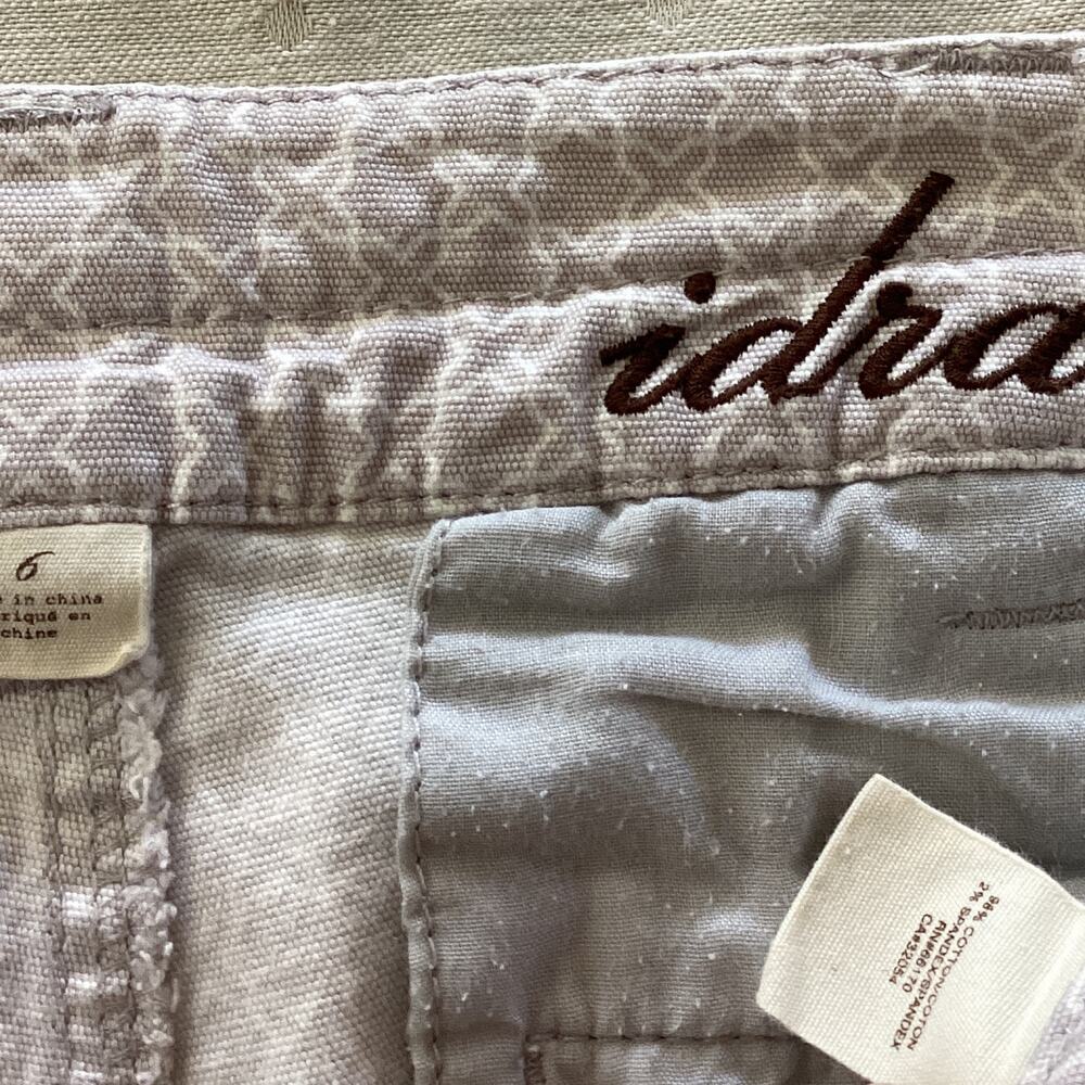 Anthropologie Idra Lilac Patterned Cropped Pants Size 6 - Picture 3 of 12